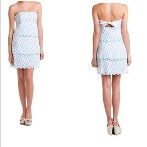 Lilly Pulitzer April Showers Eyelet Franco Dress